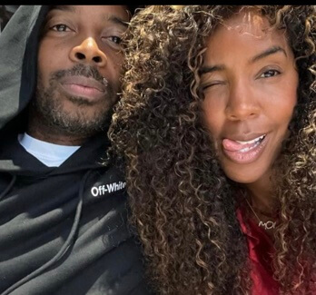 Tim Weatherspoon with his wife Kelly Rowland